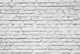 White brick wall Wall Mural