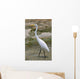 White Heron Ardea Herodias Wall Mural