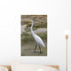 White Heron Ardea Herodias Wall Mural