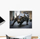 Wall Street Bull Wall Mural