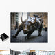 Wall Street Bull Wall Mural
