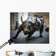 Wall Street Bull Wall Mural