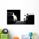 Black and White Cars Wall Mural