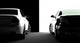 Black and White Cars Wall Mural