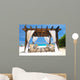 Beach pergola Wall Mural