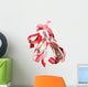 Elegant Pink Ballet Shoes Wall Decal