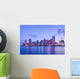 Beautiful Miami Florida Skyline Wall Decal