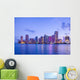 Beautiful Miami Florida Skyline Wall Decal