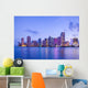 Beautiful Miami Florida Skyline Wall Decal