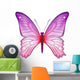Pink Butterfly Wall Decal