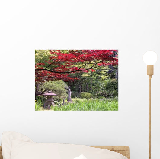 Early Autumn Japanese Garden Wall Decal