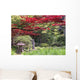 Early Autumn Japanese Garden Wall Decal