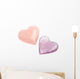 Crystal Hearts Wall Decal