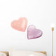 Crystal Hearts Wall Decal