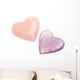 Crystal Hearts Wall Decal