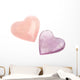 Crystal Hearts Wall Decal