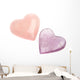 Crystal Hearts Wall Decal