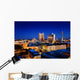 San Antonio Downtown Skyline at Night Wall Decal