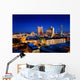 San Antonio Downtown Skyline at Night Wall Decal