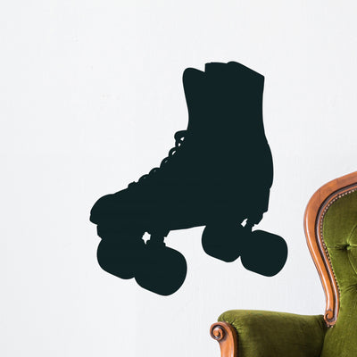 Skate Boot 02 Wall Decal shown on a wall