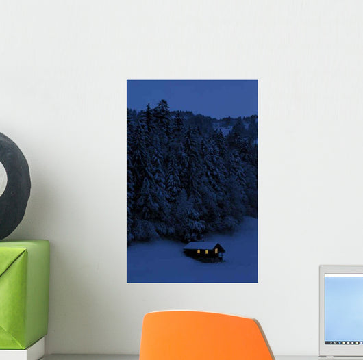 Chalet Switzerland Wall Decal