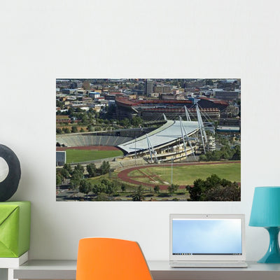 Stadia Johannesburg Wall Decal shown on a wall