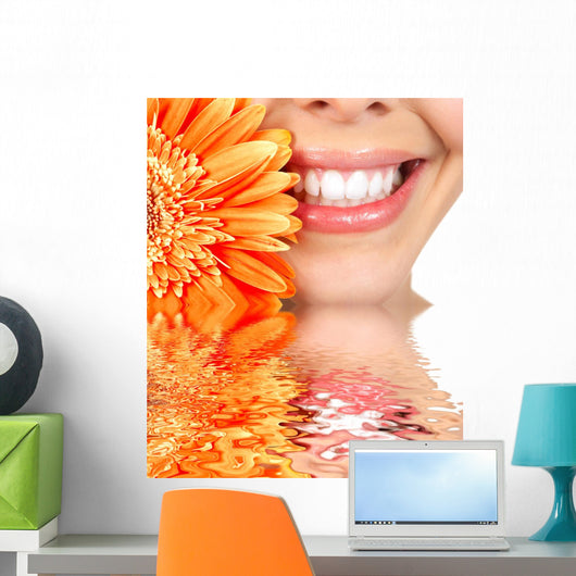Woman Teeth Wall Mural