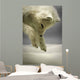 Arctic Fox Hunting Snow Wall Decal