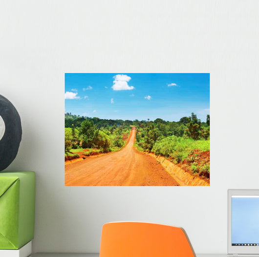 African Road Wall Decal Design 2