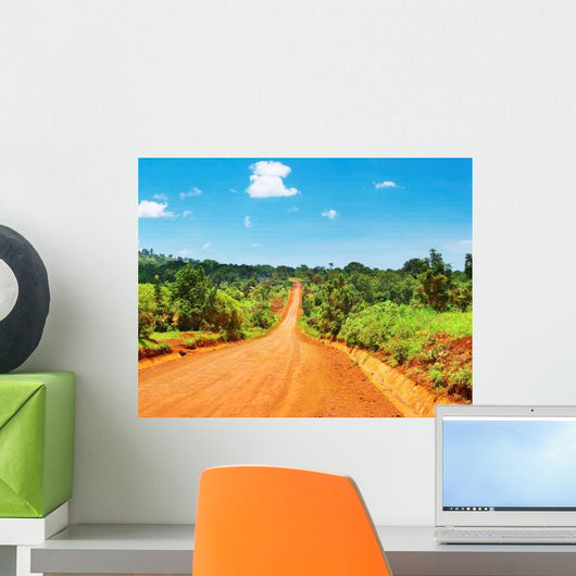 African Road Wall Decal Design 2