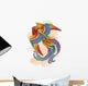 Colorful Phoenix Bird Wall Decal