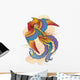 Colorful Phoenix Bird Wall Decal