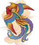 Colorful Phoenix Bird Wall Decal