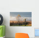 Old Wire Fence Foggy Wall Decal