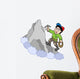 Rock Climber on Mountain Wall Decal