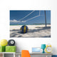 mexico on beach net ball Wall Mural