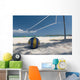 mexico on beach net ball Wall Mural