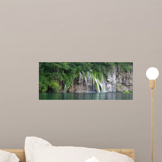 waterfall in plitvice lake Wall Mural