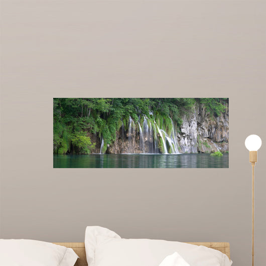 waterfall in plitvice lake Wall Mural