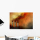 Smoke Stacks with Pollution Wall Decal