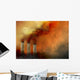 Smoke Stacks with Pollution Wall Decal