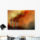 Smoke Stacks with Pollution Wall Decal