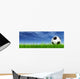 Soccer Ball against Sky Wall Mural