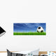 Soccer Ball against Sky Wall Mural