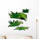 Cartoon Grass Wall Stickers