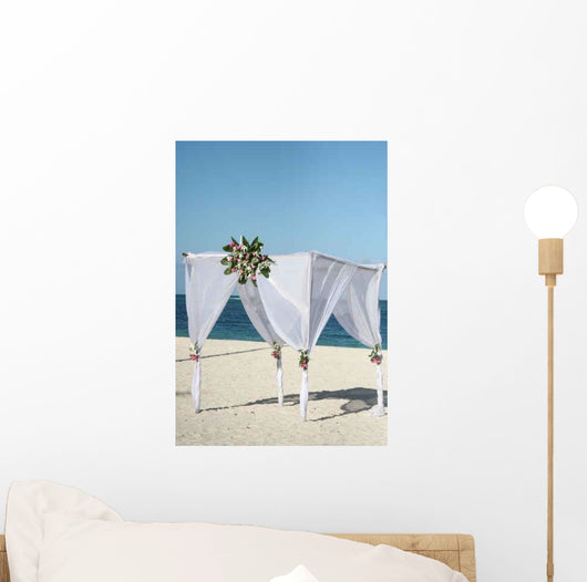 Wedding Gazebo Beach Wall Decal