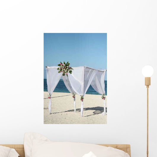Wedding Gazebo Beach Wall Decal