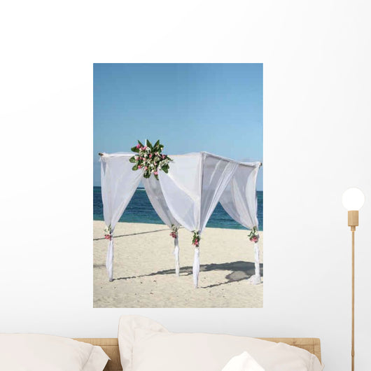 Wedding Gazebo Beach Wall Decal