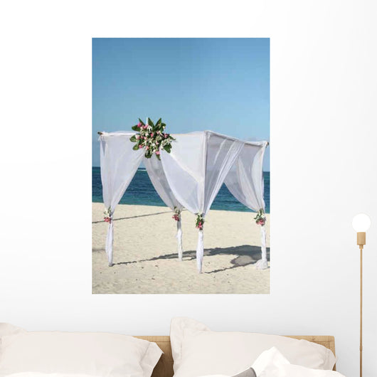 Wedding Gazebo Beach Wall Decal