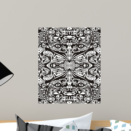 Seamless abstract vector wallpaper (2) Wall Mural